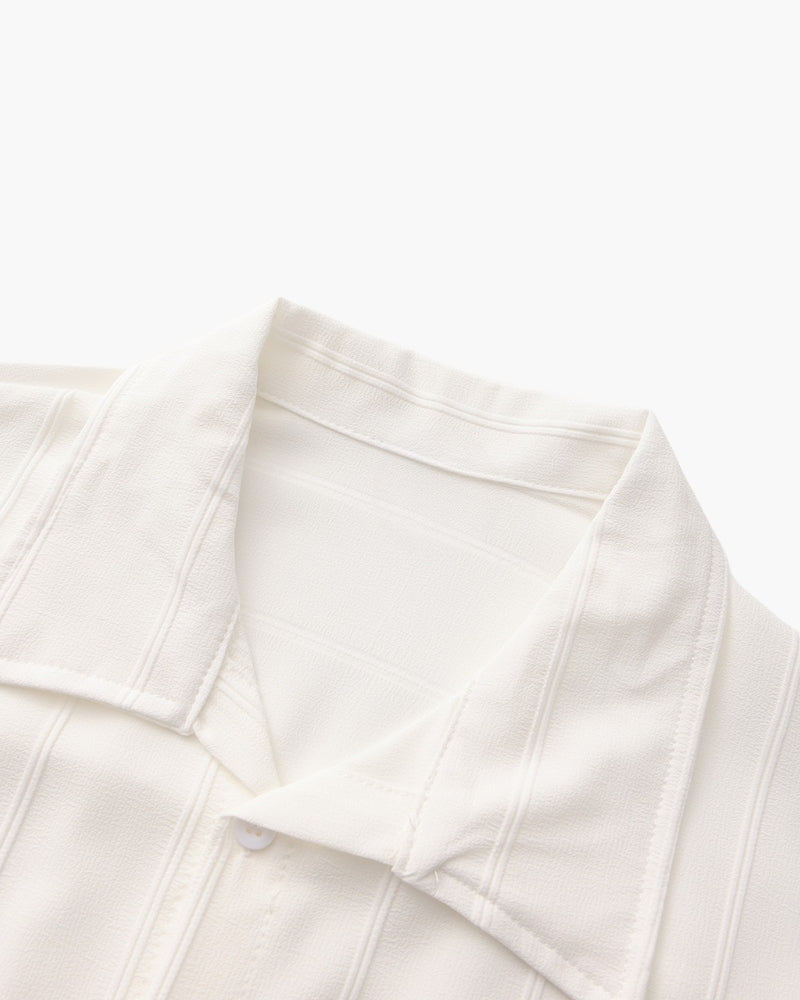 ST Tropez Ribbed Shirt - Old Money