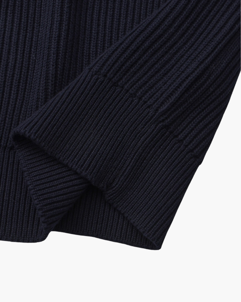 Rib Knit Crewneck - Old Money