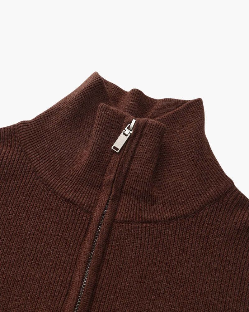 Refined Half-Zip Knit Pullover - Old Money