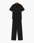 Cotton Polo & Pantalon Set - Old Money