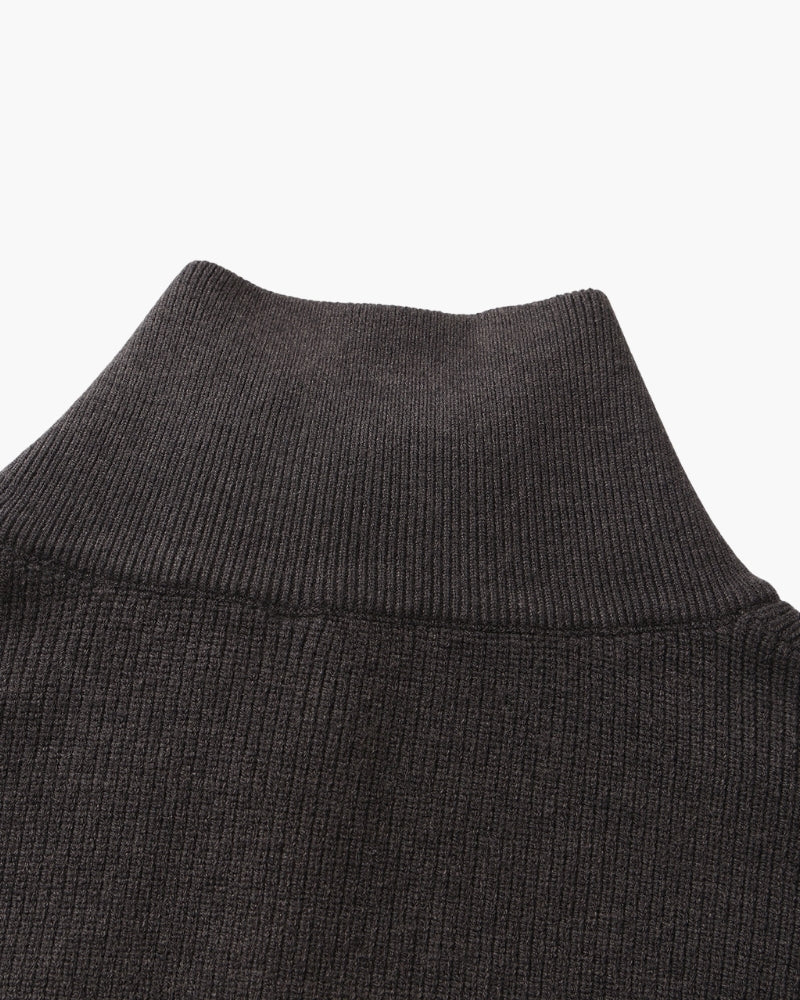 Refined Half-Zip Knit Pullover - Old Money