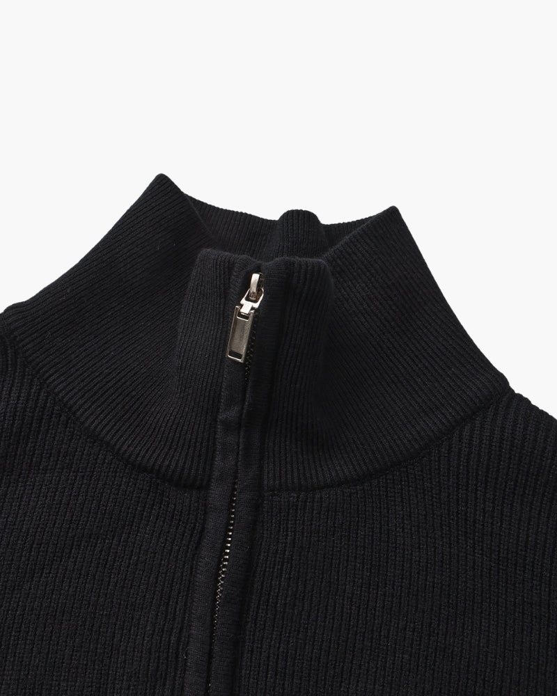 Refined Half-Zip Knit Pullover - Old Money