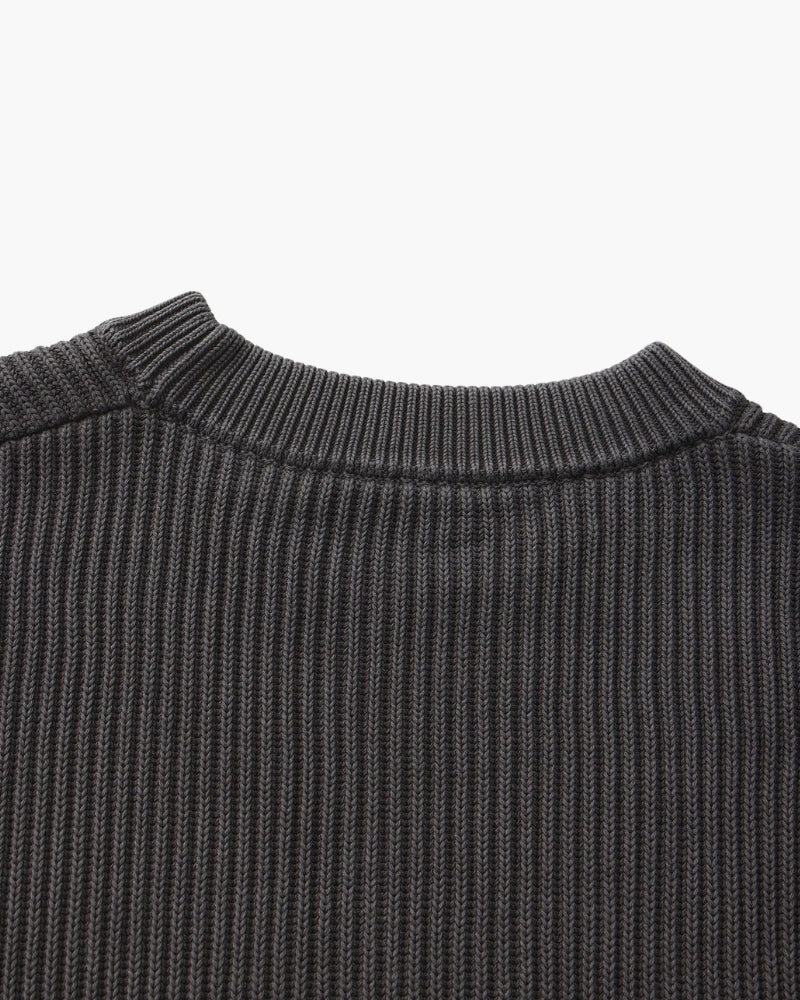 Rib Knit Crewneck - Old Money
