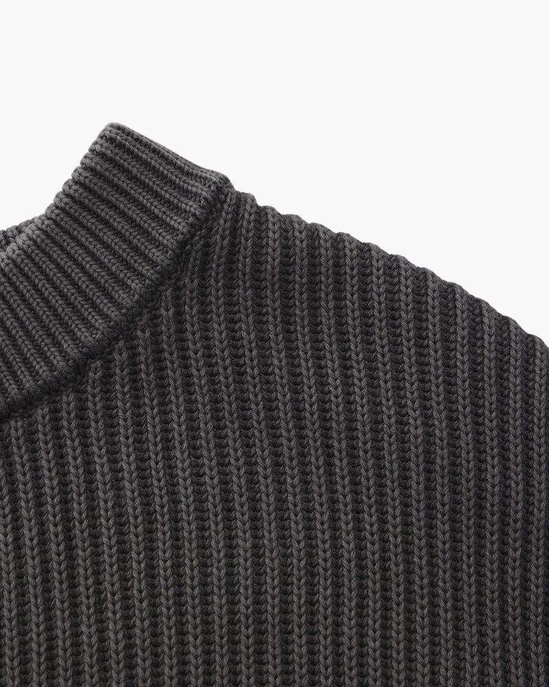 Rib Knit Crewneck - Old Money
