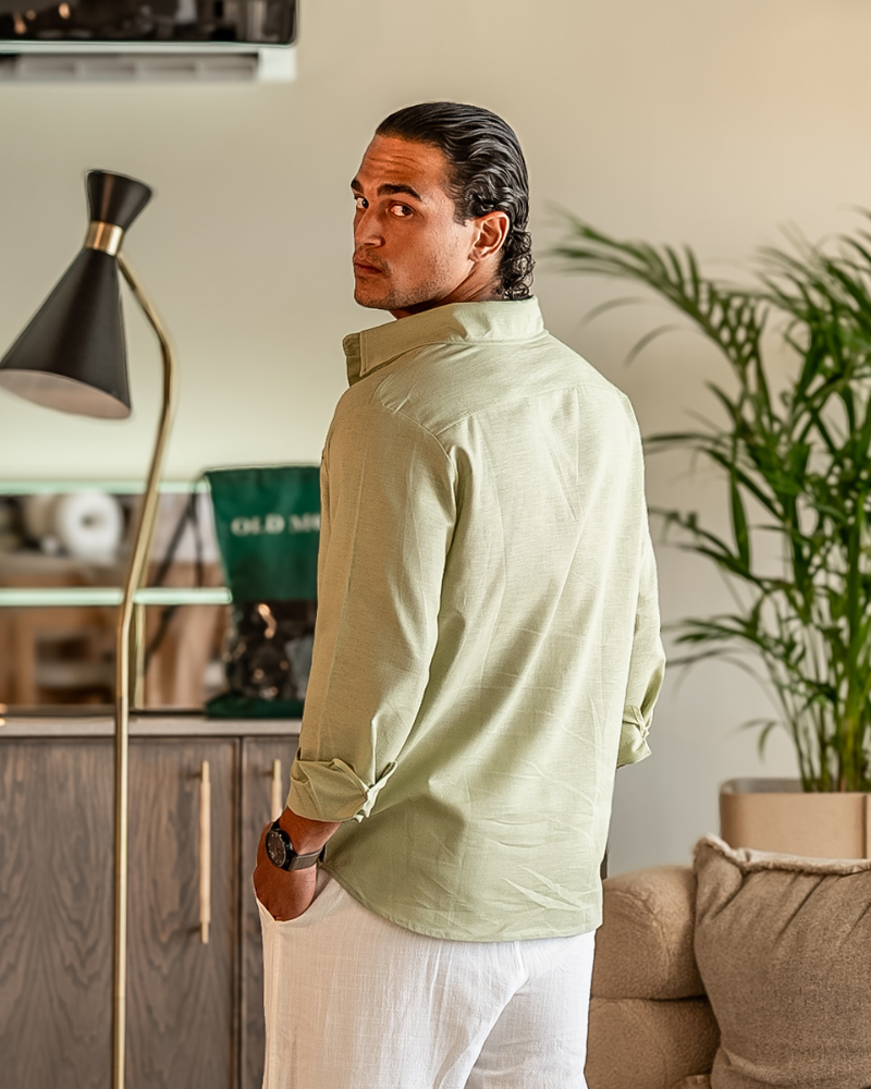 Cape Town - 100% Linen Shirt - Old Money