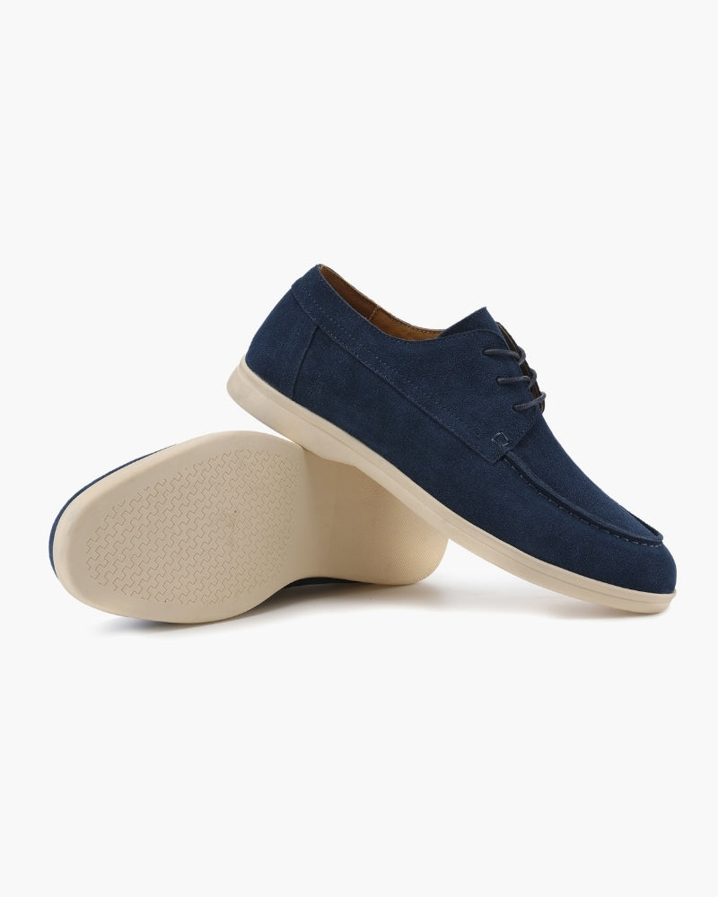 Premium Suede Lace Shoes - Old Money
