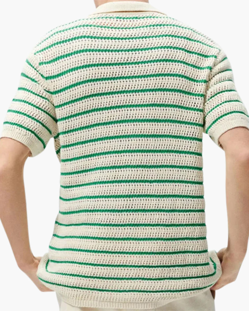 Marbella - Knitted Button Shirt - Old Money