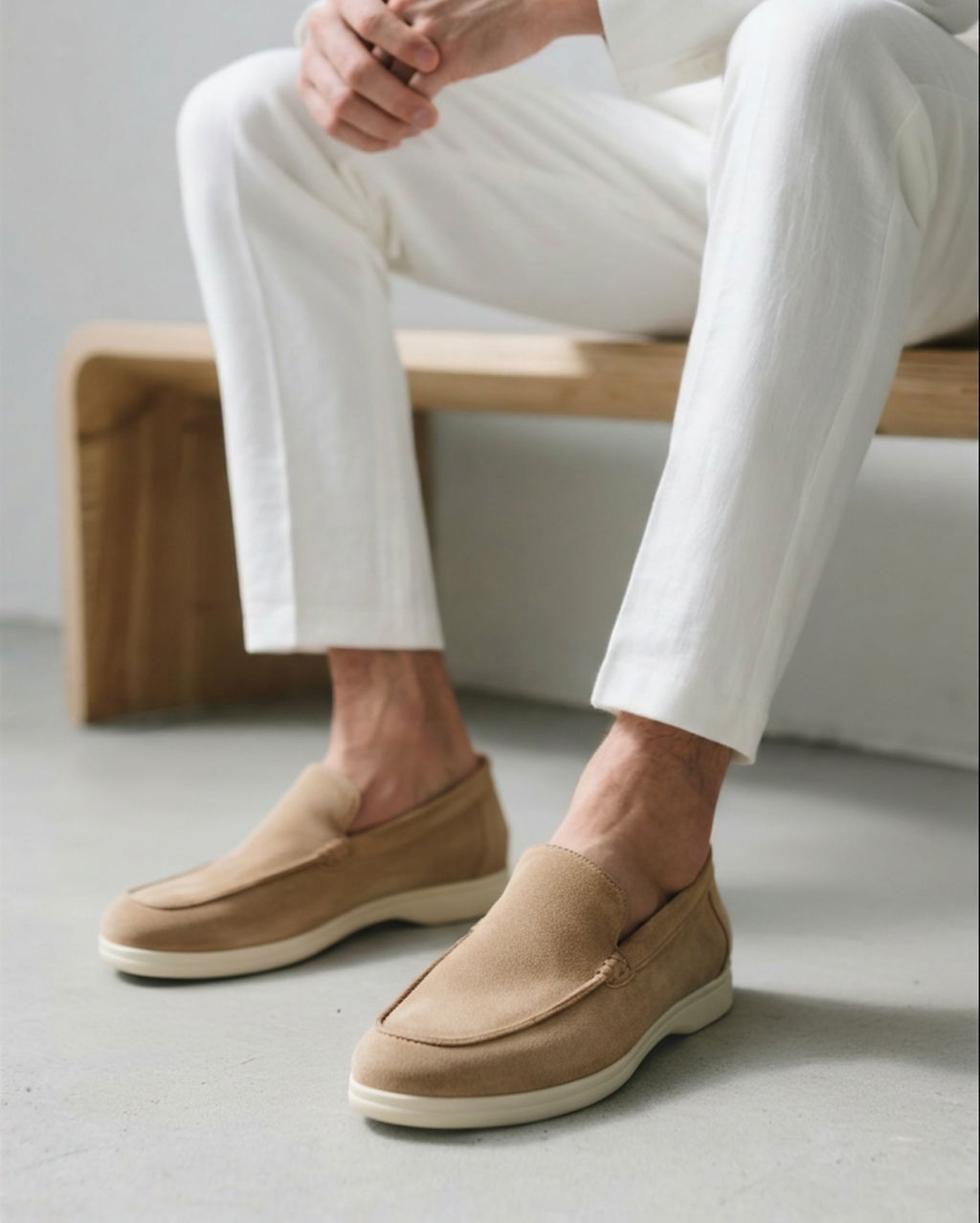 Old Money Suede Loafers - Old Money